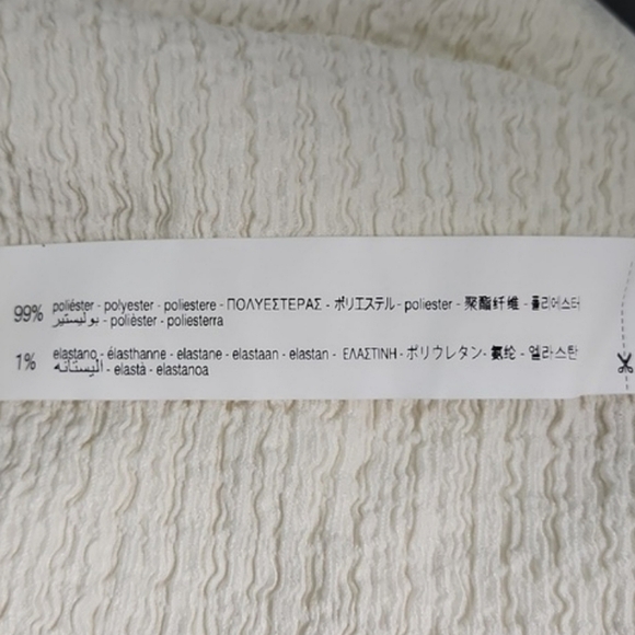 Zara Girls Cream Cross-Front Tank, Size  8/9 ~ NWT - Picture 5 of 6